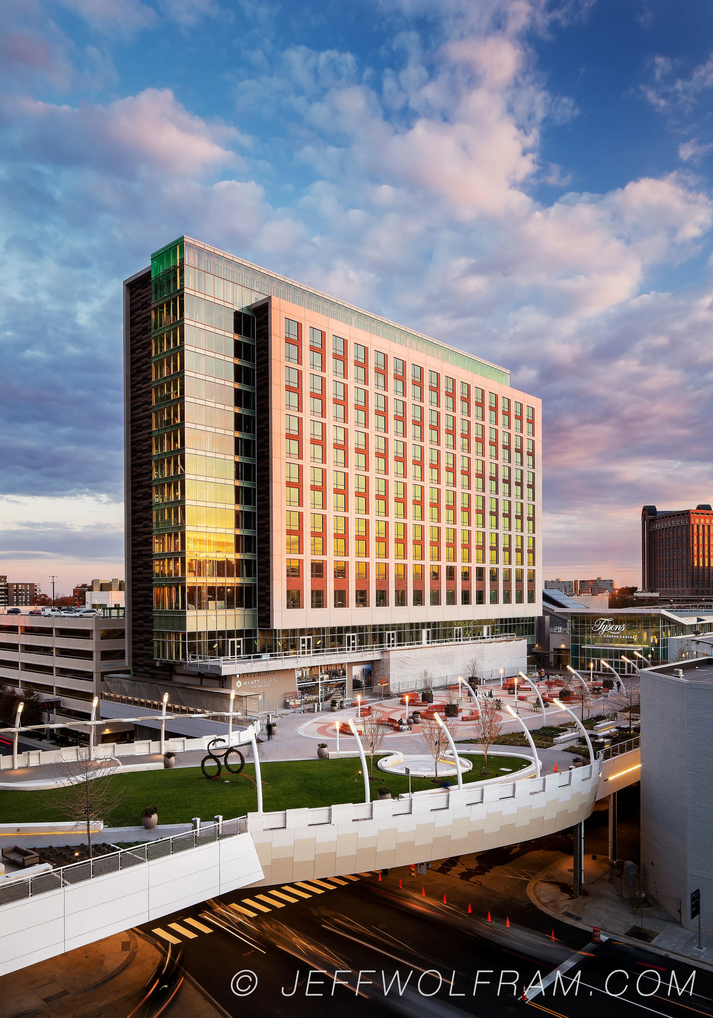 Hospitality Building in Virginia photographed by Architectural Photographer, Jeff Wolfram