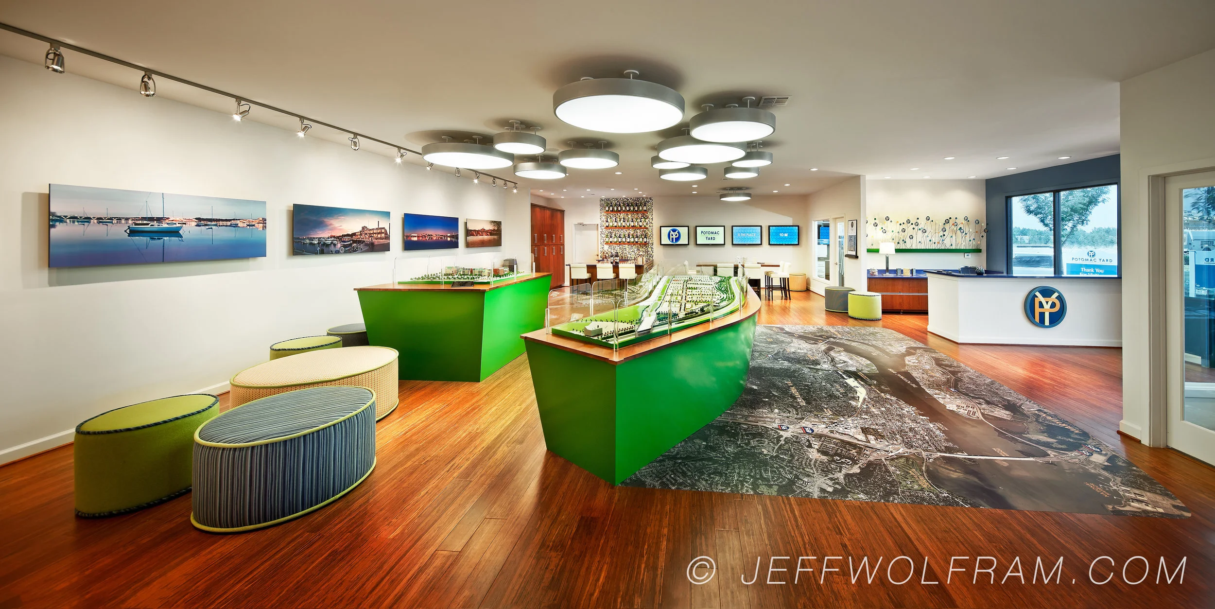 Commercial retail Interior in Virginia photographed by Professional Photographer Jeff Wolfram