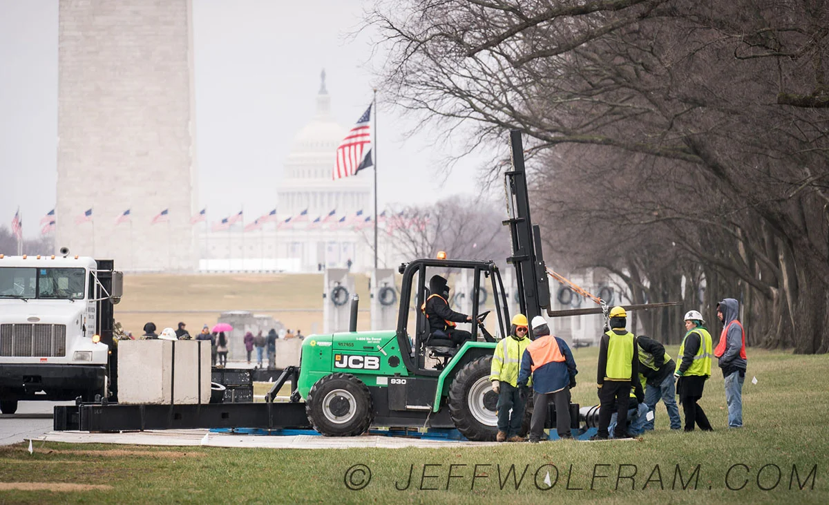 Construction photograph of a National event taking place in Washington DC, photographed by Architectural Photographer Jeff Wolfram