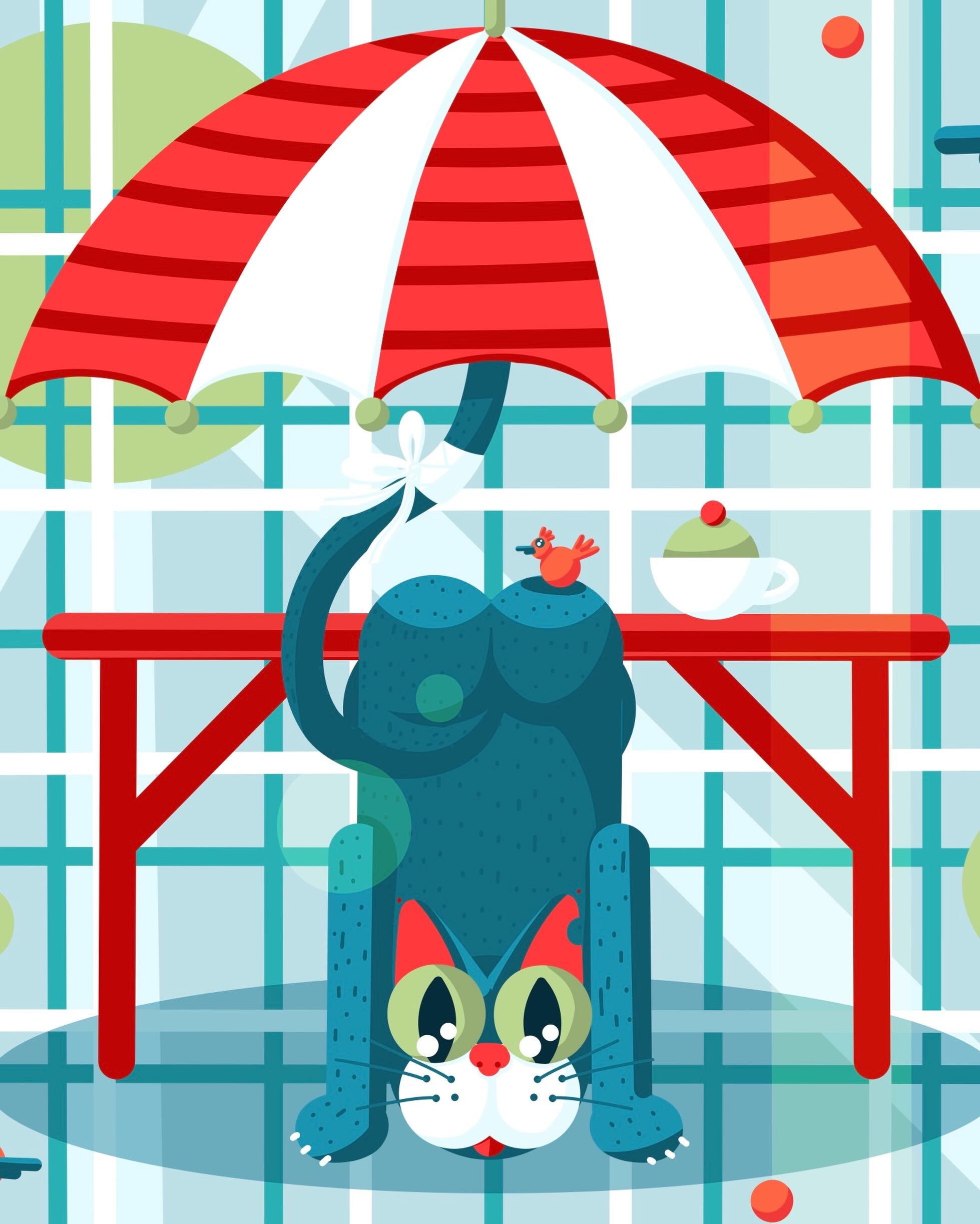 Daily reminder: you don&rsquo;t have to earn a good day, it comes included ☕️ so let&rsquo;s be happy without asking for permission 🐦😸
-
#illustration #bydanielchimal #cat #happyday #cartperson