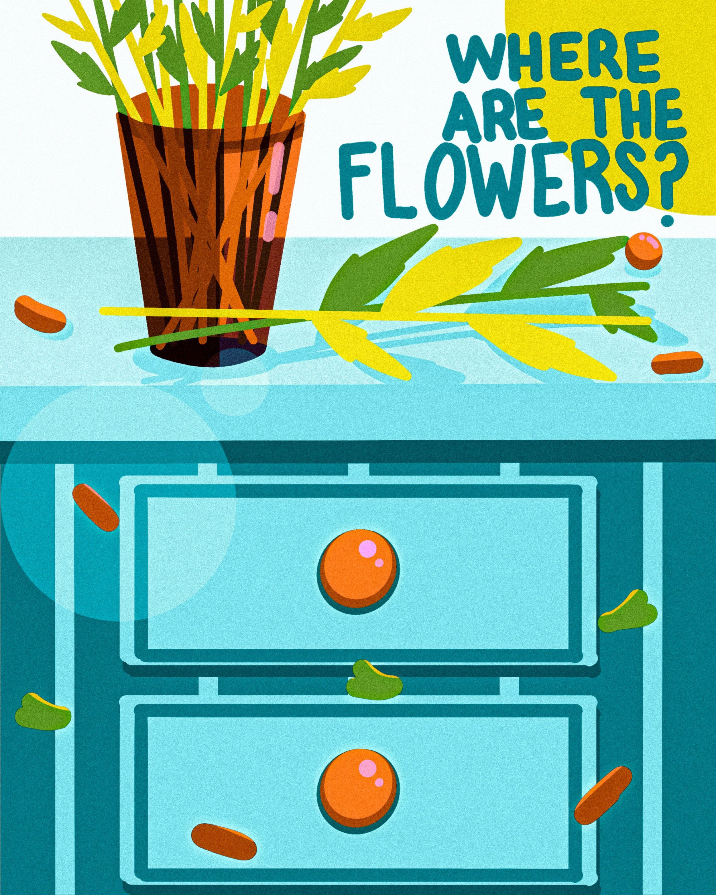 Where are the flowers? The stems are green, the leaves are holding, the vase is full 🌿 Don&rsquo;t look for what is missing, enjoy the beauty of what you already have. ✨
-
#illustration #bydanielchimal #illustrateddesign #designillustration #illustr