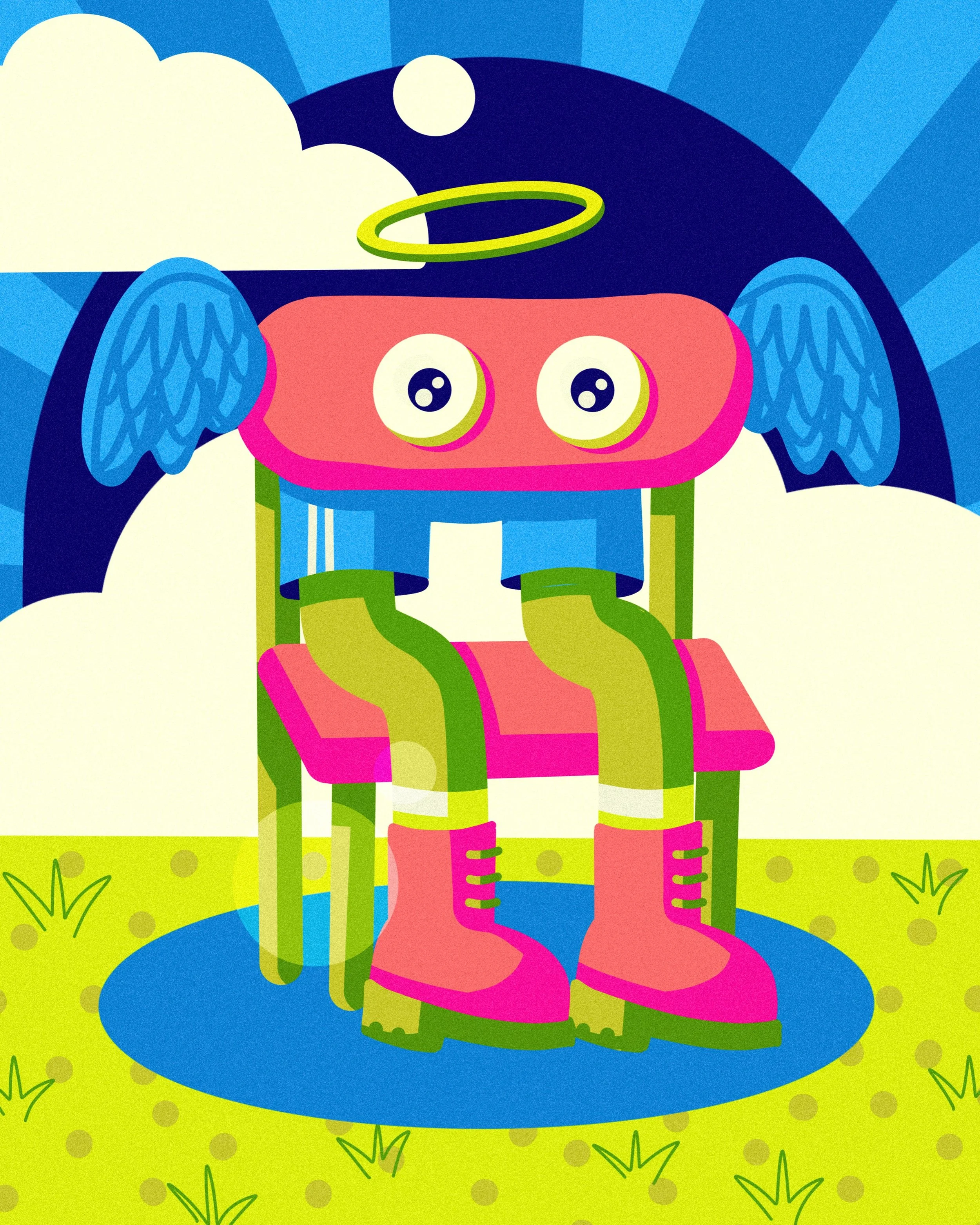 Nobody has ever had to carry Mr. Chair. He finds this deeply attractive about himself! 😏💅🪑😇✨
-
#illustration #bydanielchimal #illustrateddesign #designillustration #chairlovers