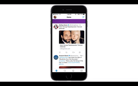 As fans pull down to refresh their Twitter feed they will see a message from Pro Kabaddi Break. "Don't waste this timeout. Stop scrolling and watching endless sports. Download Pro Kabaddi Break and keep the action going during commercials."