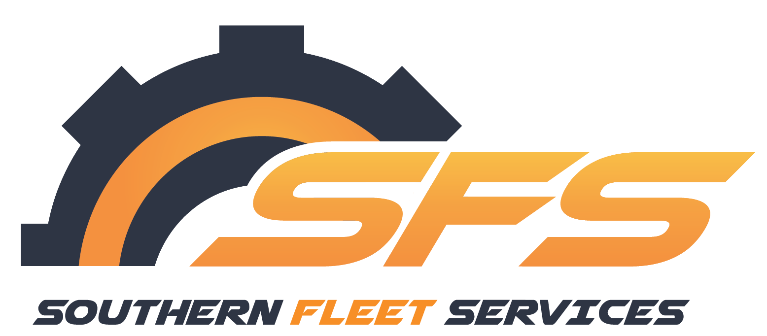 The final logo selected by the client. It incorporates tire, cog, and sunset imagery, as well as the orange tones and a contrasting steel gray/blue.