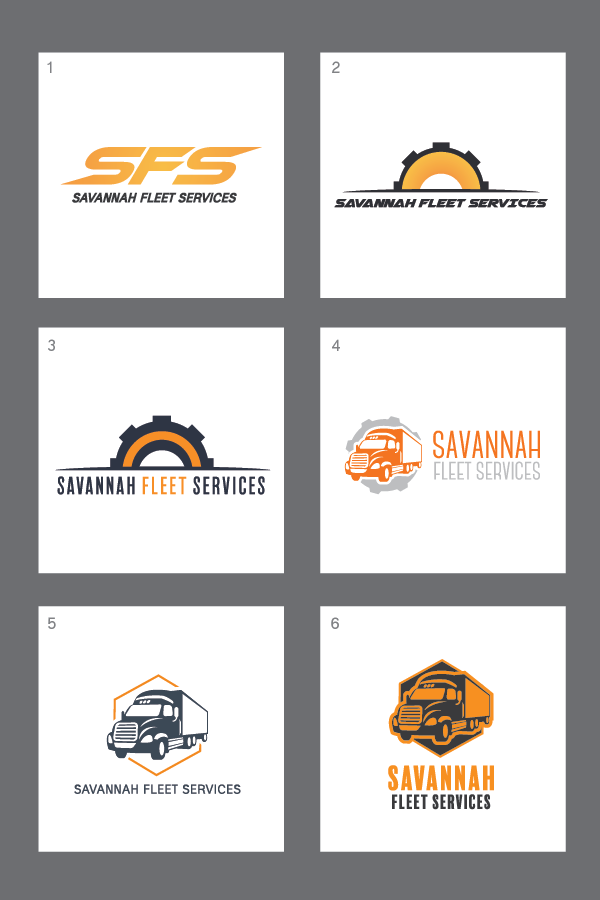 Original logo concepts for SFS.