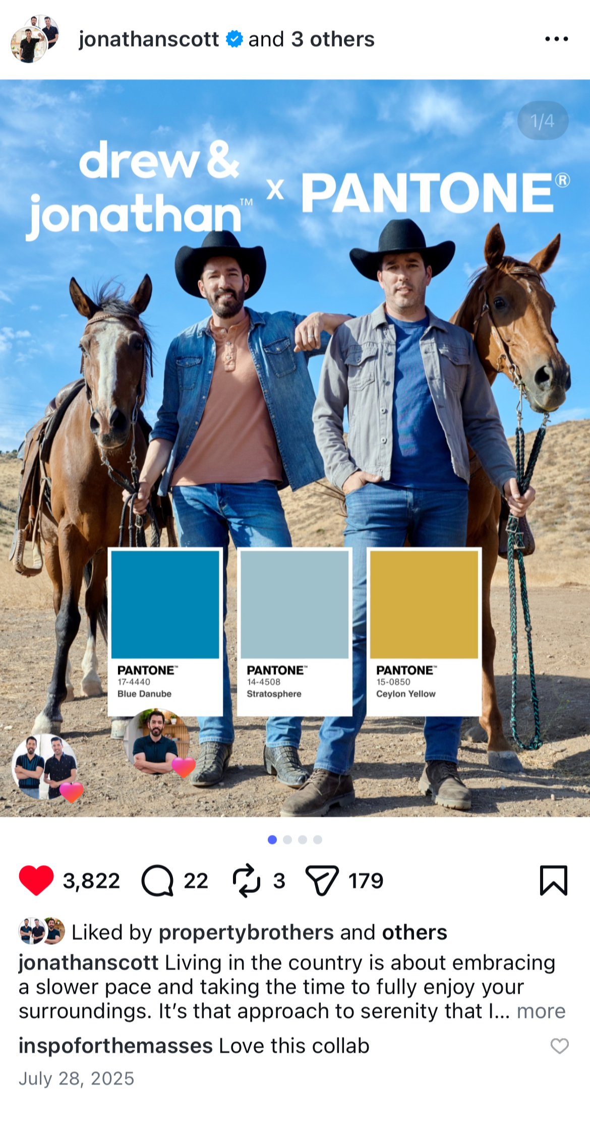  Collab with Pantone which featured photography from the Chasing The West show. I worked with the Pantone team to choose colors that were inspired by the shows aesthetic. I also art directed the retouching for the photography. 