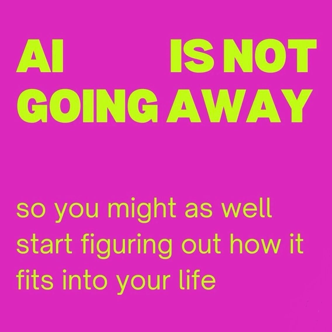 Don&rsquo;t fight the A.I. wave, learn to ride it! 🌊📡
FREE DONATION BASED WORKSHOP &gt;&gt;&gt; TOMORROW 

ᯓ★ This is your last call to sign up for our A.I. workshop, where you&rsquo;ll learn about the different a.i. tools at your disposal as an ar