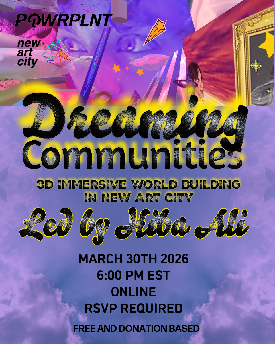 Dreaming Communities: 3D Immersive Worldbuilding in New Art City