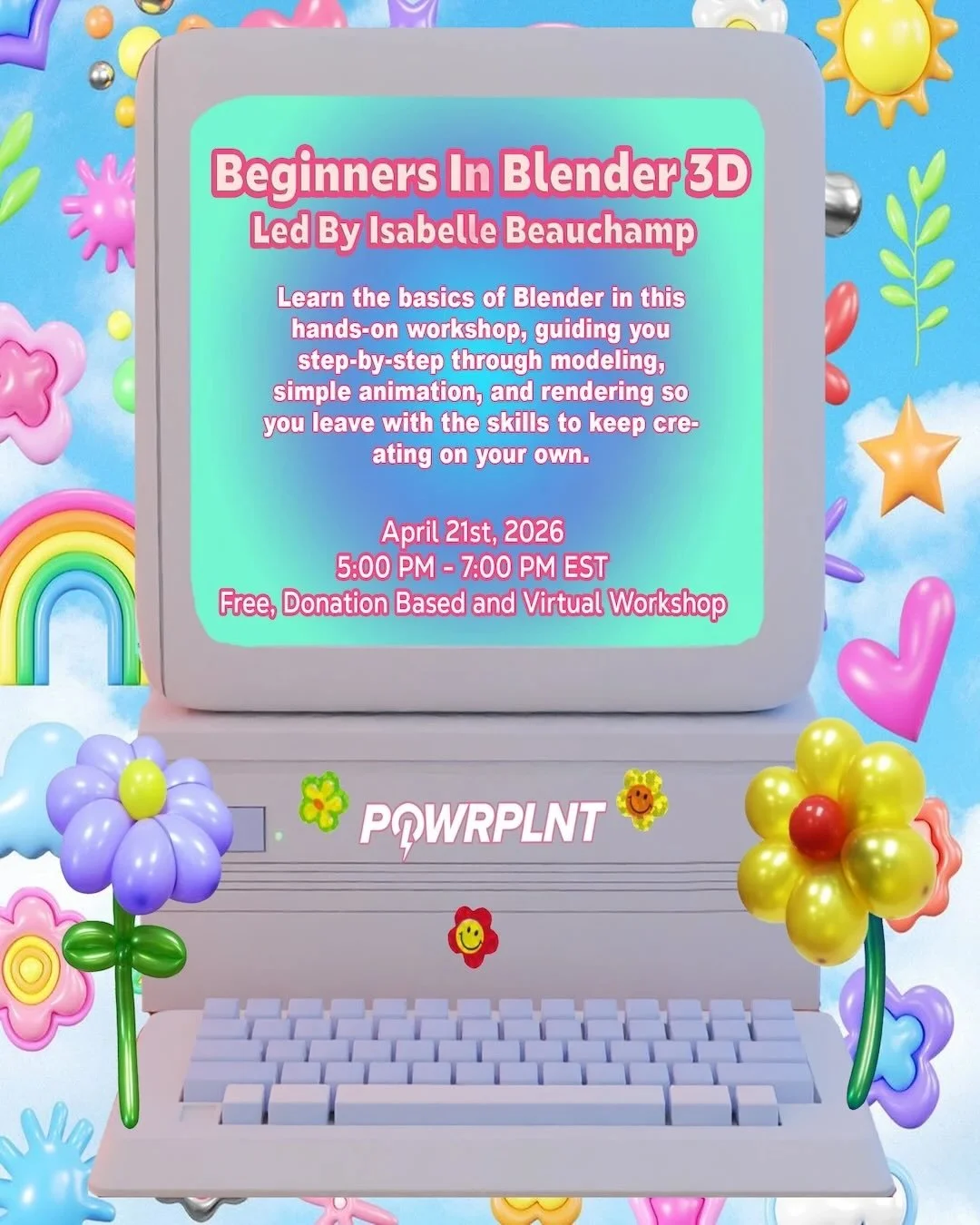 🎀🌸💜INCOMING 💜🎀💕 WANT TO LEARN 3D RENDERING FOR FREE WITH A FREE SOFTWARE THATS TOTALLY CHANGING THE GAME? YOU&rsquo;RE IN THE RIGHT PLACE FRIEND! 🧸ྀི MARK YOUR CALENDAR AND RSVP AT THE LINK IN OUR BIO! 

✧･ﾟ: *✧･ﾟ:*.・゜゜・༶⋆.˚🦋༘⋆Dive into the w