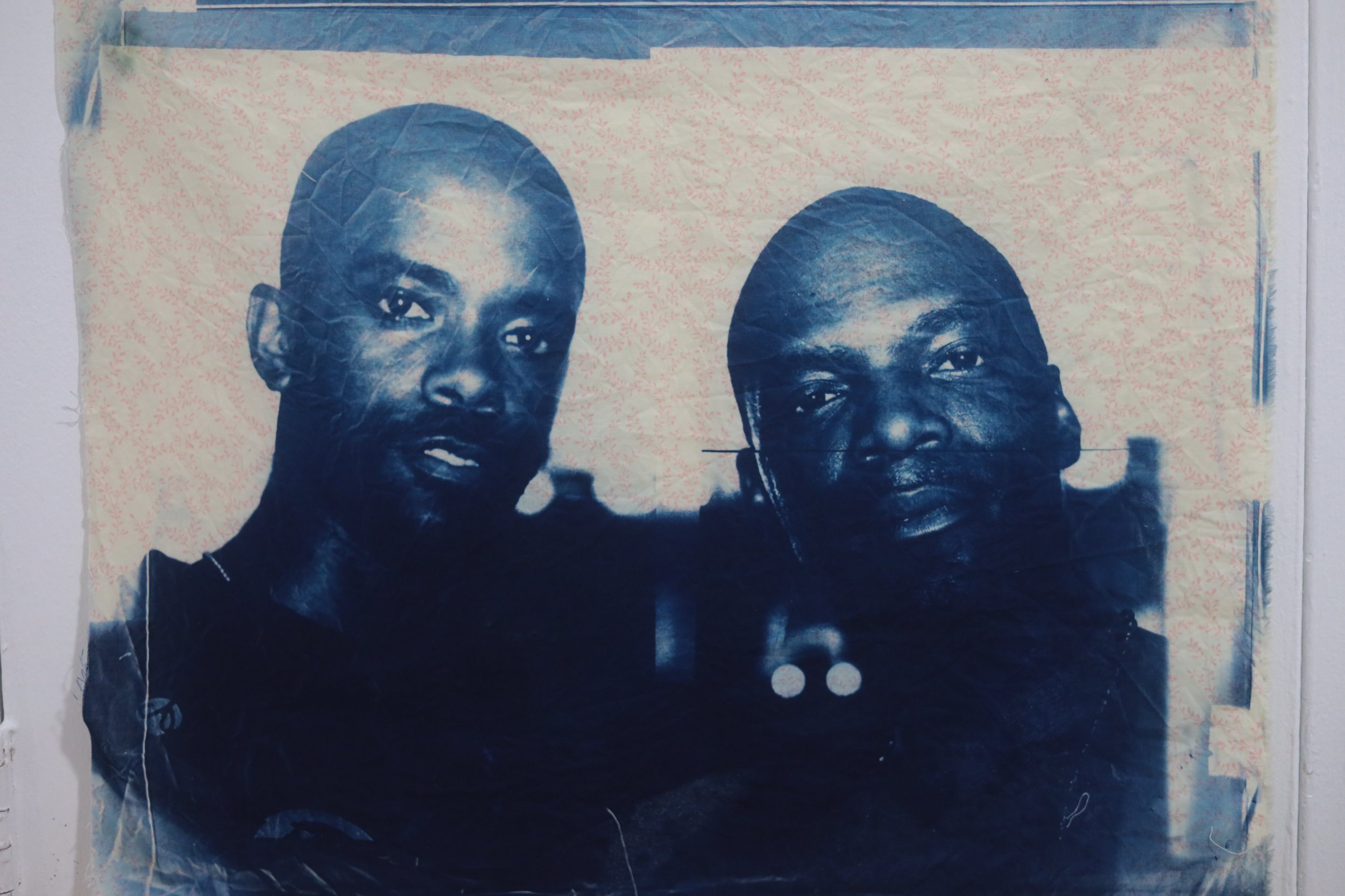 Dead Prez Cyanotype Prints on 16x20 Fabric