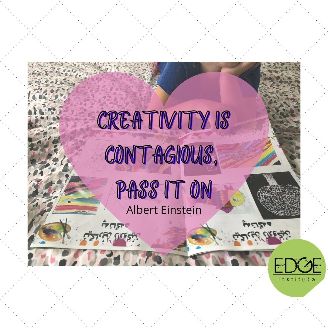 &quot;Creativity is contagious, pass it on.&quot; - Albert Einstein 

There is creativity all around us. At EDGE we love creating spaces to unleash creativity. 

With our Panaga partners, kids from the Haven Center in Iraq created these magazines fil