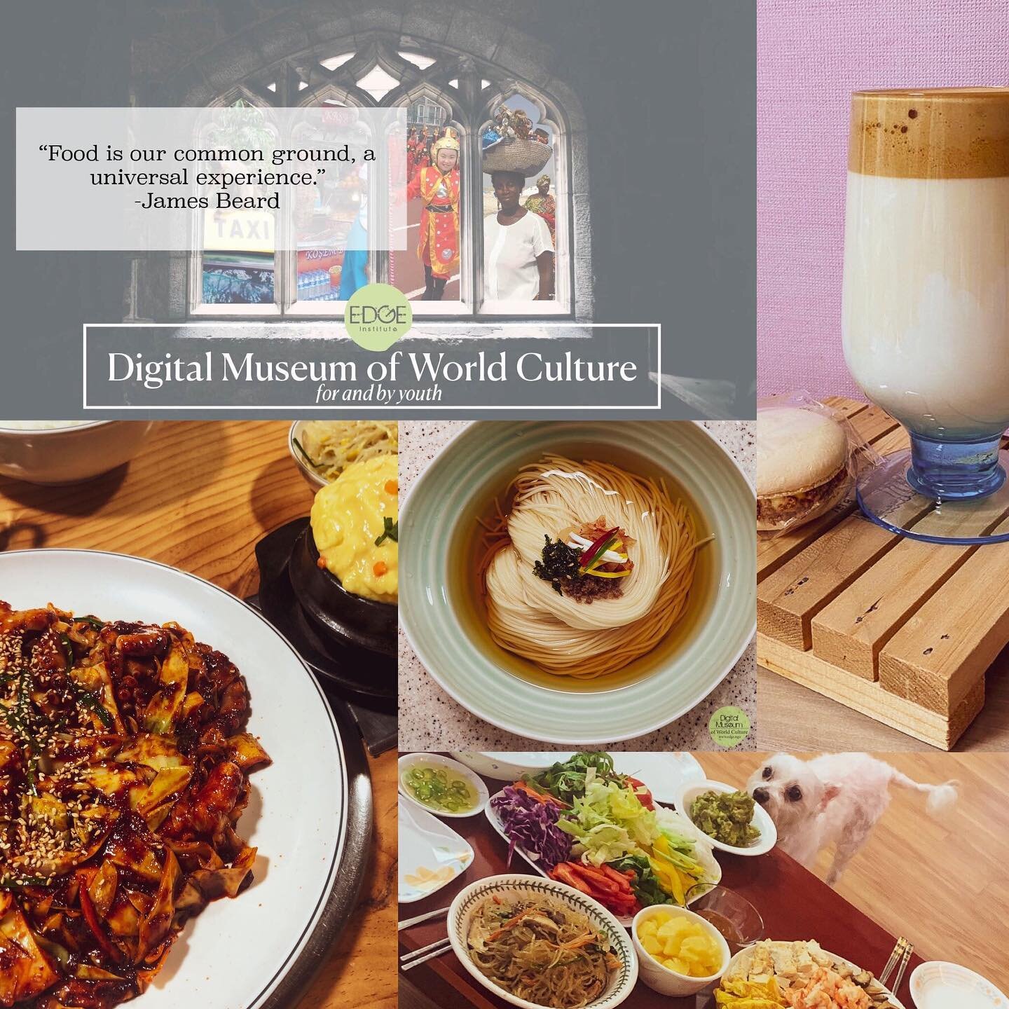 *Sneak Preview*
We have some exciting things coming @edgeinstitute on a bunch of fronts and this is a glimpse in the Digital Museum of World Culture that will be unveiled soon. In the meantime, here&rsquo;s a glimpse into meals through the eyes of yo