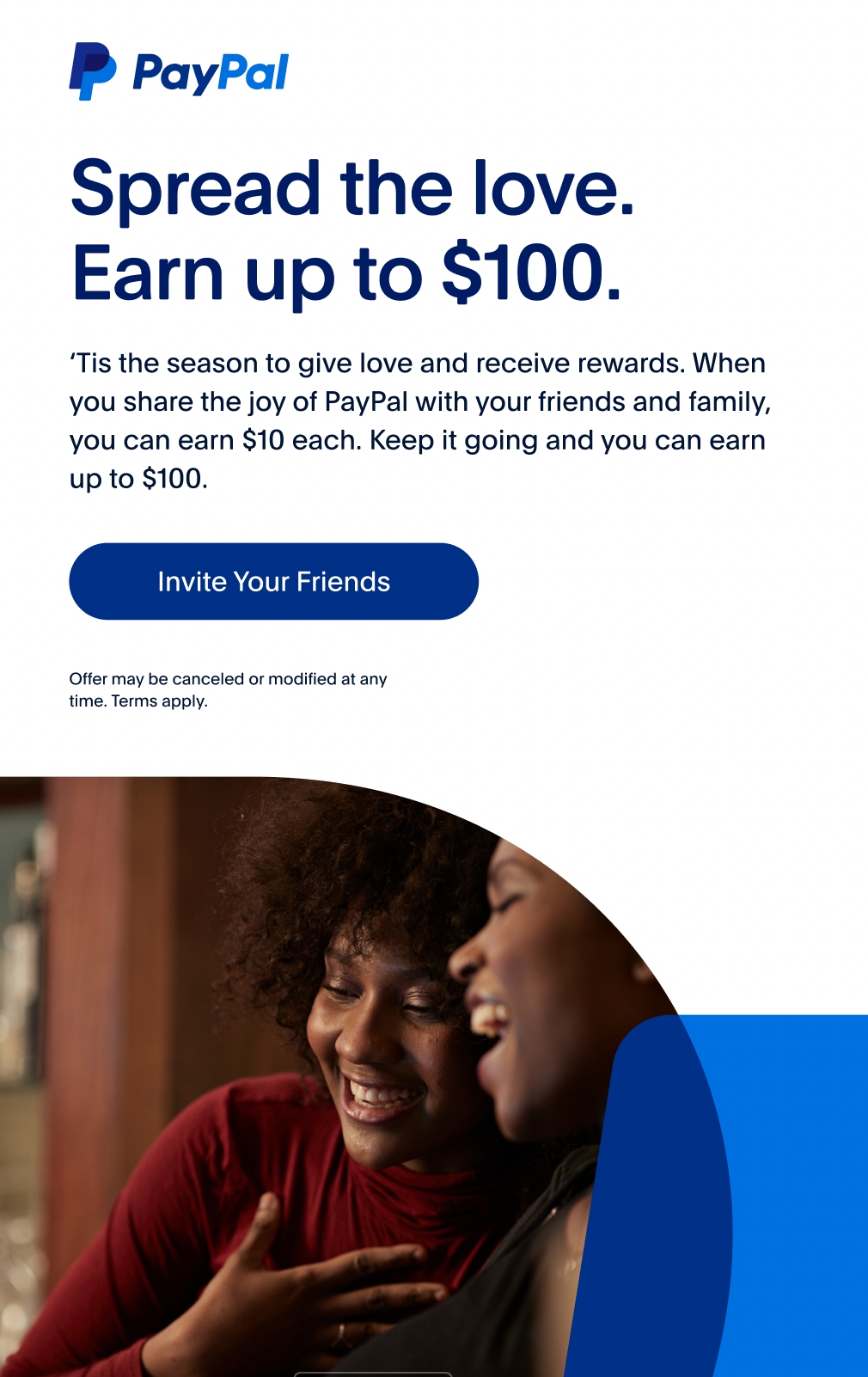 Referral Program Email (Holiday Theme) - PayPal