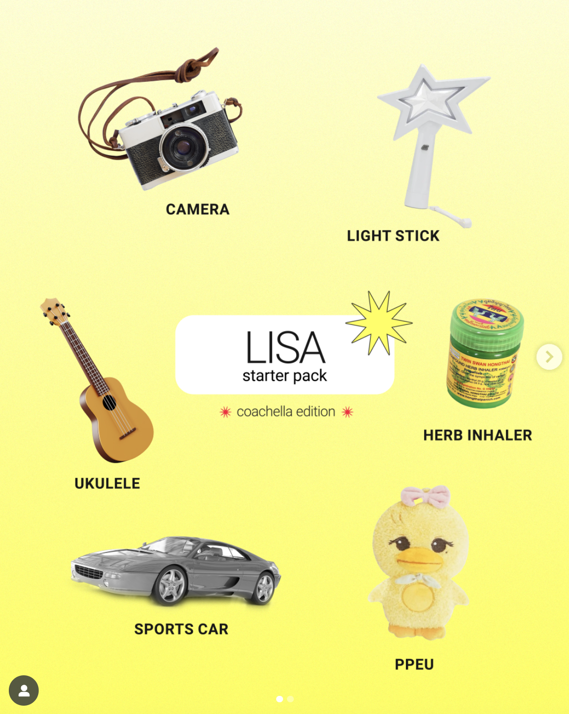 BLACKPINK Lisa Starter Pack - Coachella