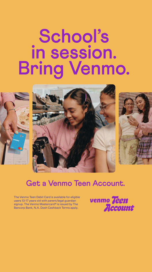Venmo 'Back to School' Campaign