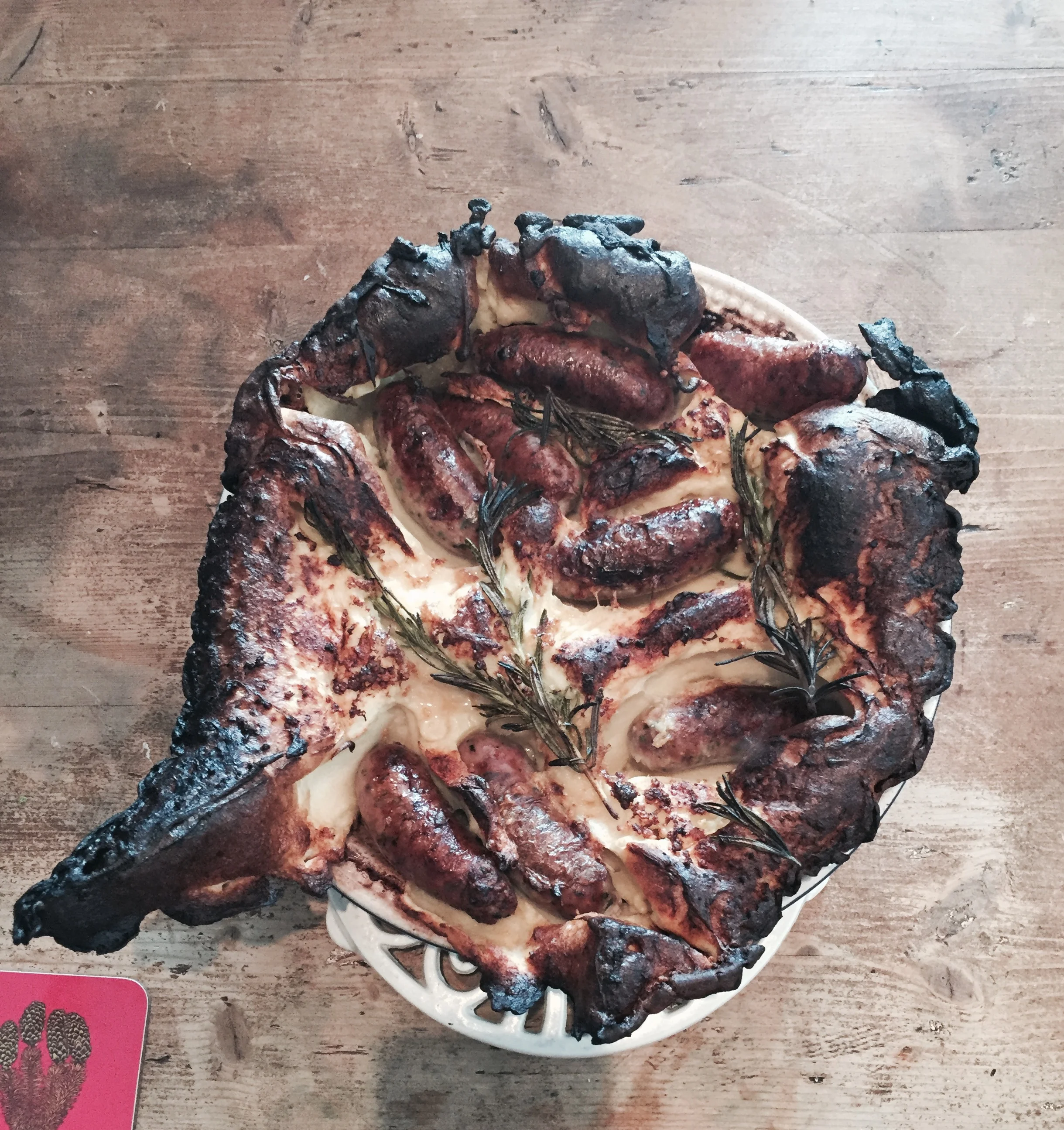 I know, I know! It looks burnt but I promise it tasted amazing! 