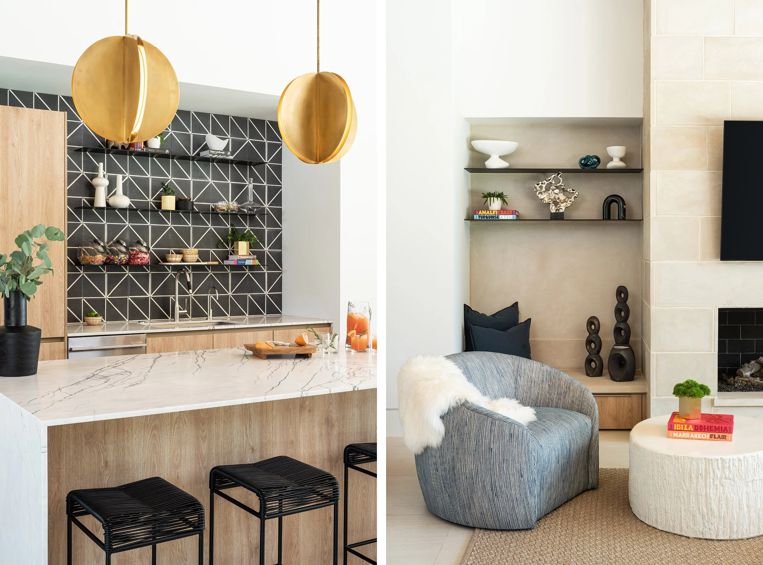  Lubbock Lines - an expansive and exquisitely detailed modern desert home by Austin Architects Dick Clark + Associates &amp; Samantha Voges Interior Design, with landscaping by Double B Design. 