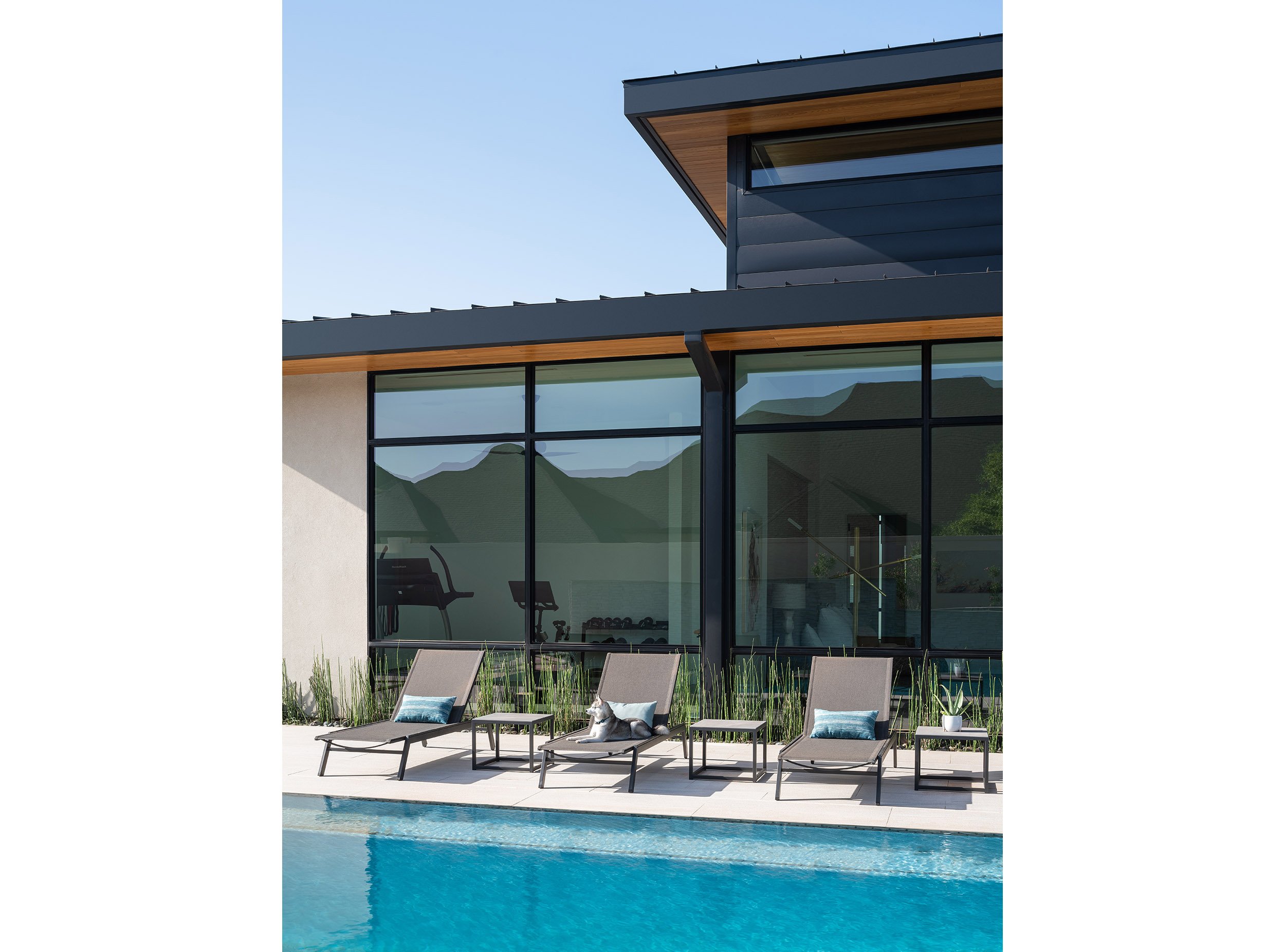  Lubbock Lines - an expansive and exquisitely detailed modern desert home by Austin Architects Dick Clark + Associates &amp; Samantha Voges Interior Design, with landscaping by Double B Design. 