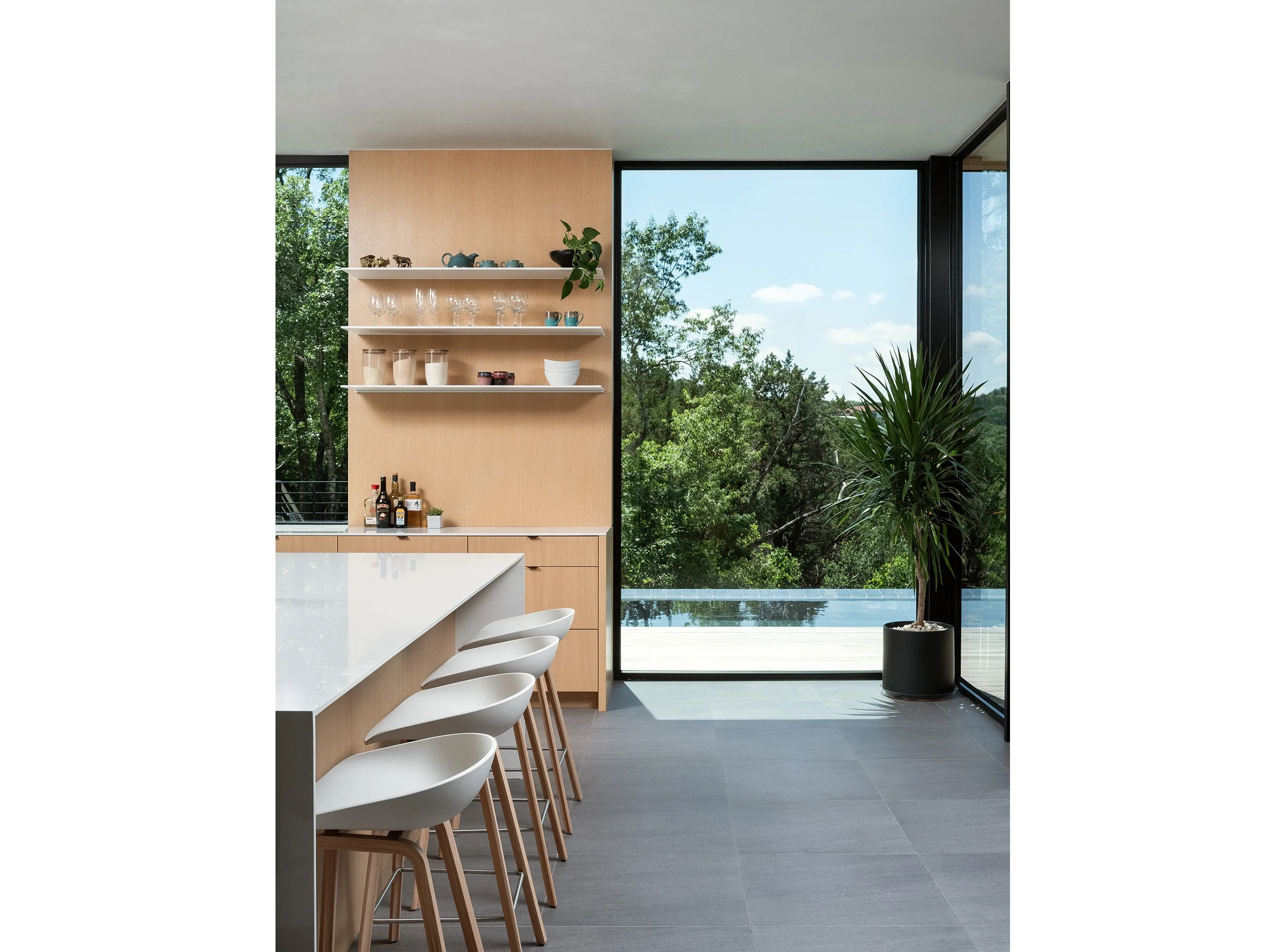  Scenic View - a modern and streamlined hillside home by Austin Architects Dick Clark &amp; Associates, with Samantha Voges Interior Design 