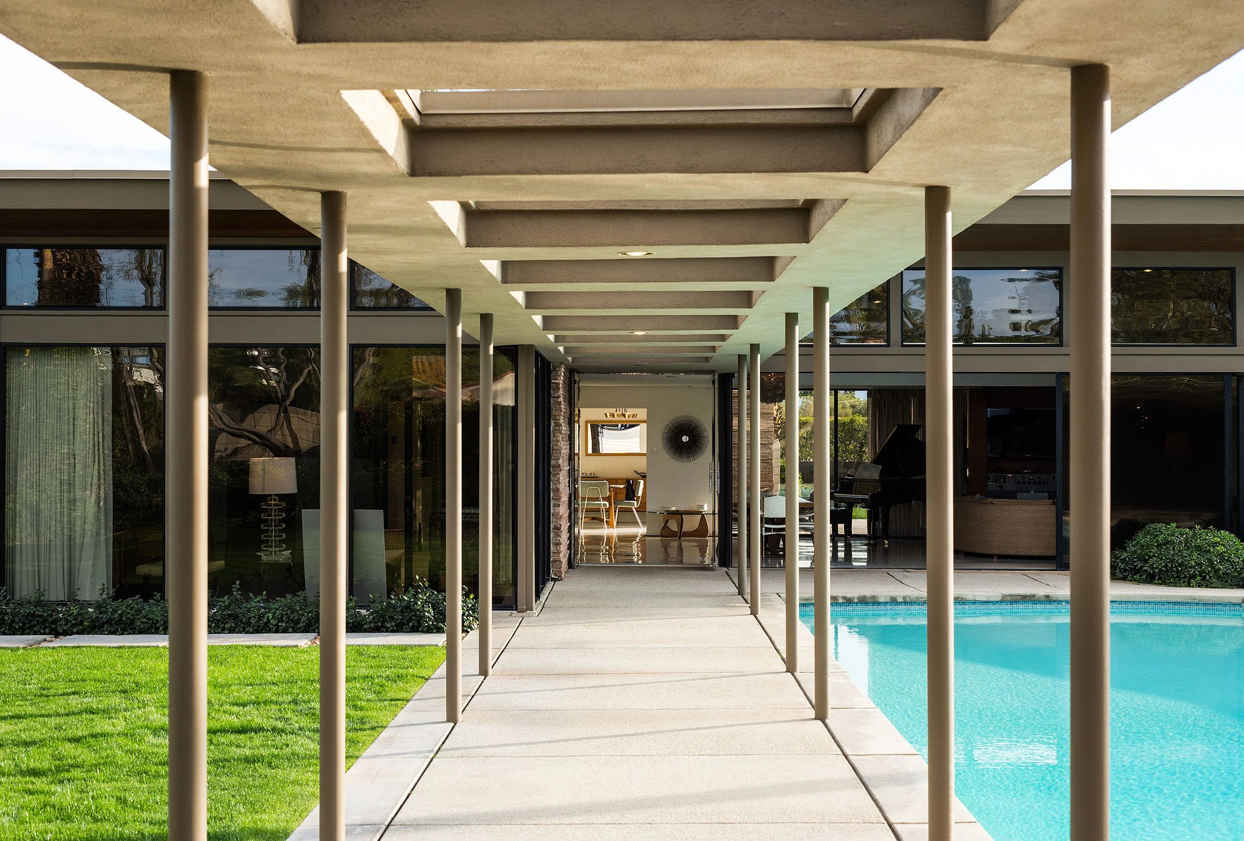 Frank Sinatra's Twin Palms Estate in Palm Springs, CA