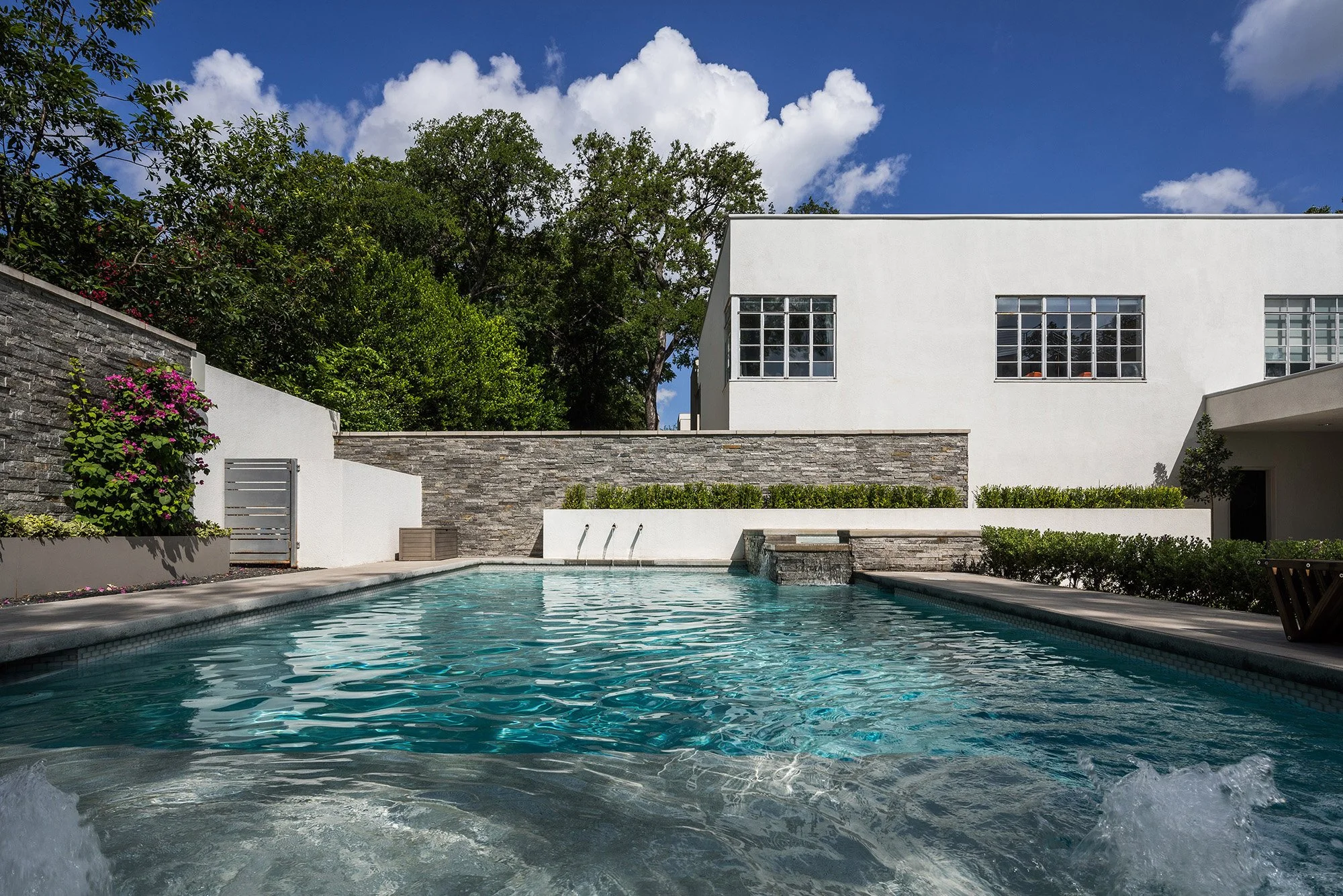 Austin's historic art-deco masterpiece The Bohn House restored by Dick Clark Architects