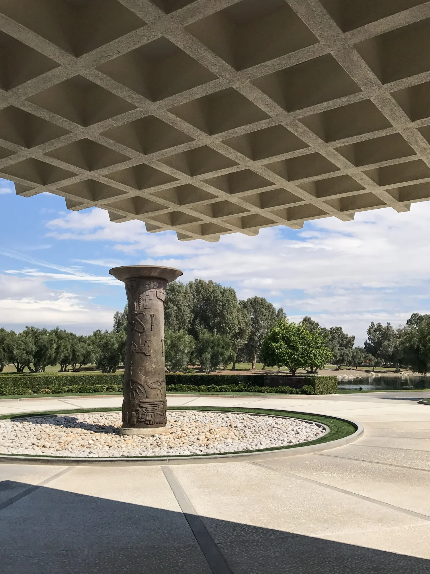 architectural photography of Sunnylands AKA Annenberg Estate in Rancho Mirage near Palm Springs