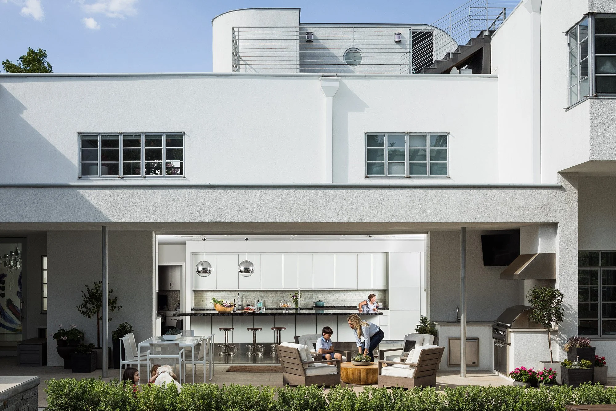Austin's historic art-deco masterpiece The Bohn House restored by Dick Clark Architects