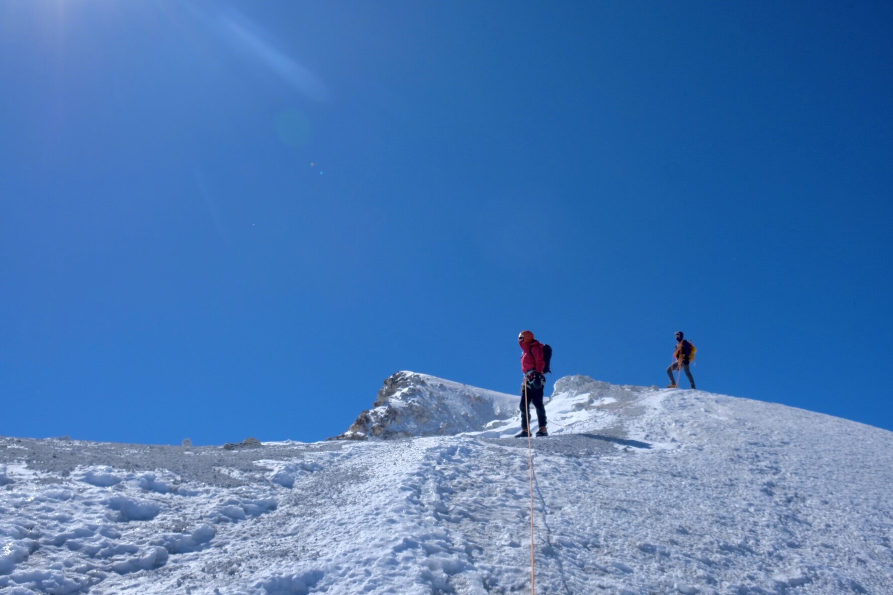  Nearing the summit of Pico De Orizaba 