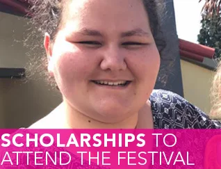 "The Festival was one of the best weekends of my life and I can't wait to share all of this knew knowledge in Karamea and Nelson!! Thank you!!!!!" – Abby You can help young people like Abby access life changing experiences at Festival for the Future through scholarship support.