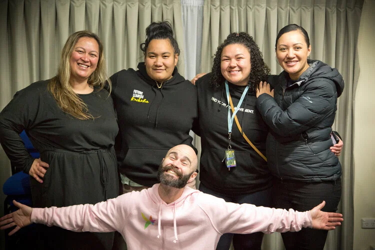 Thank you from all our Coaches – (back row) Tania Bristow (Whangarei), Karen Hepi (Kaikohe), Talei Bryant (Whakatāne), and Marlena Martin (Kawerau). (Front Row) Stephen Brassett (Greymouth). As well as our Ōpōtiki coaches Nakita Ferguson and more recently Kaea Williams.