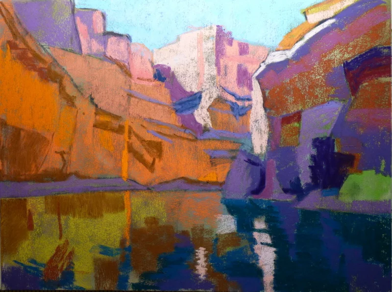 Blocking in the major shapes.