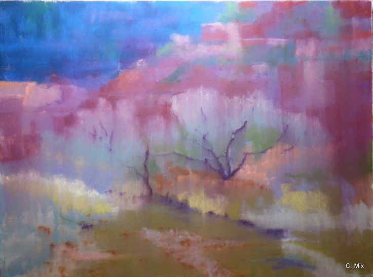 Brush off the pastel and start again.