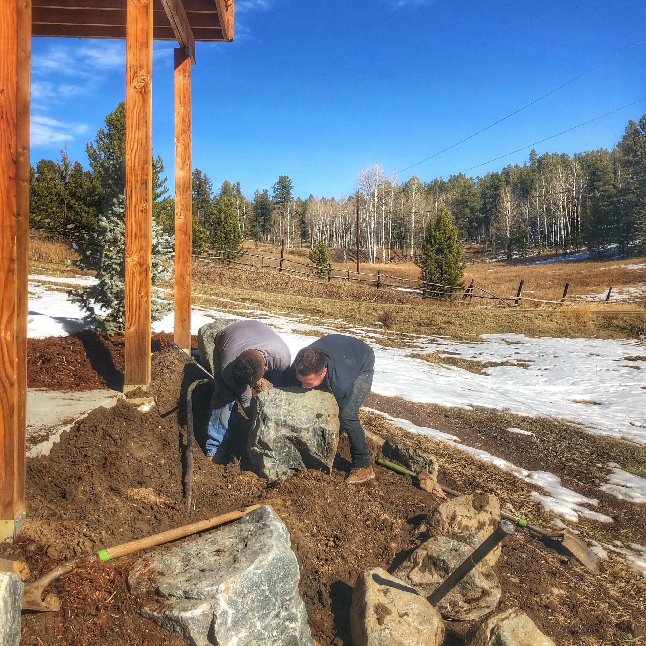 custom boulder wall