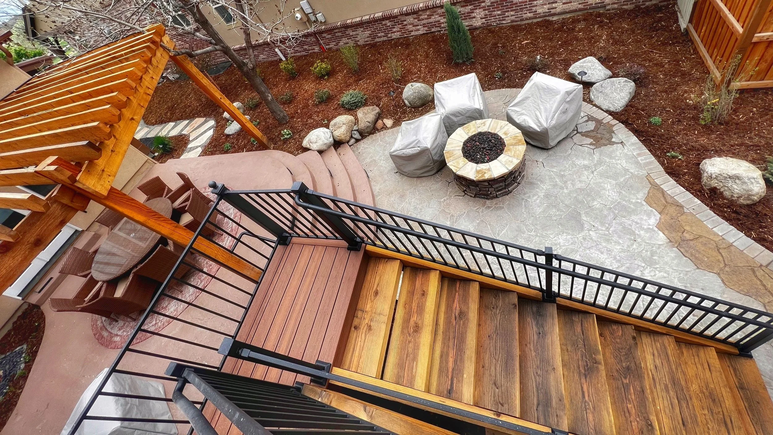 custom backyard remodel