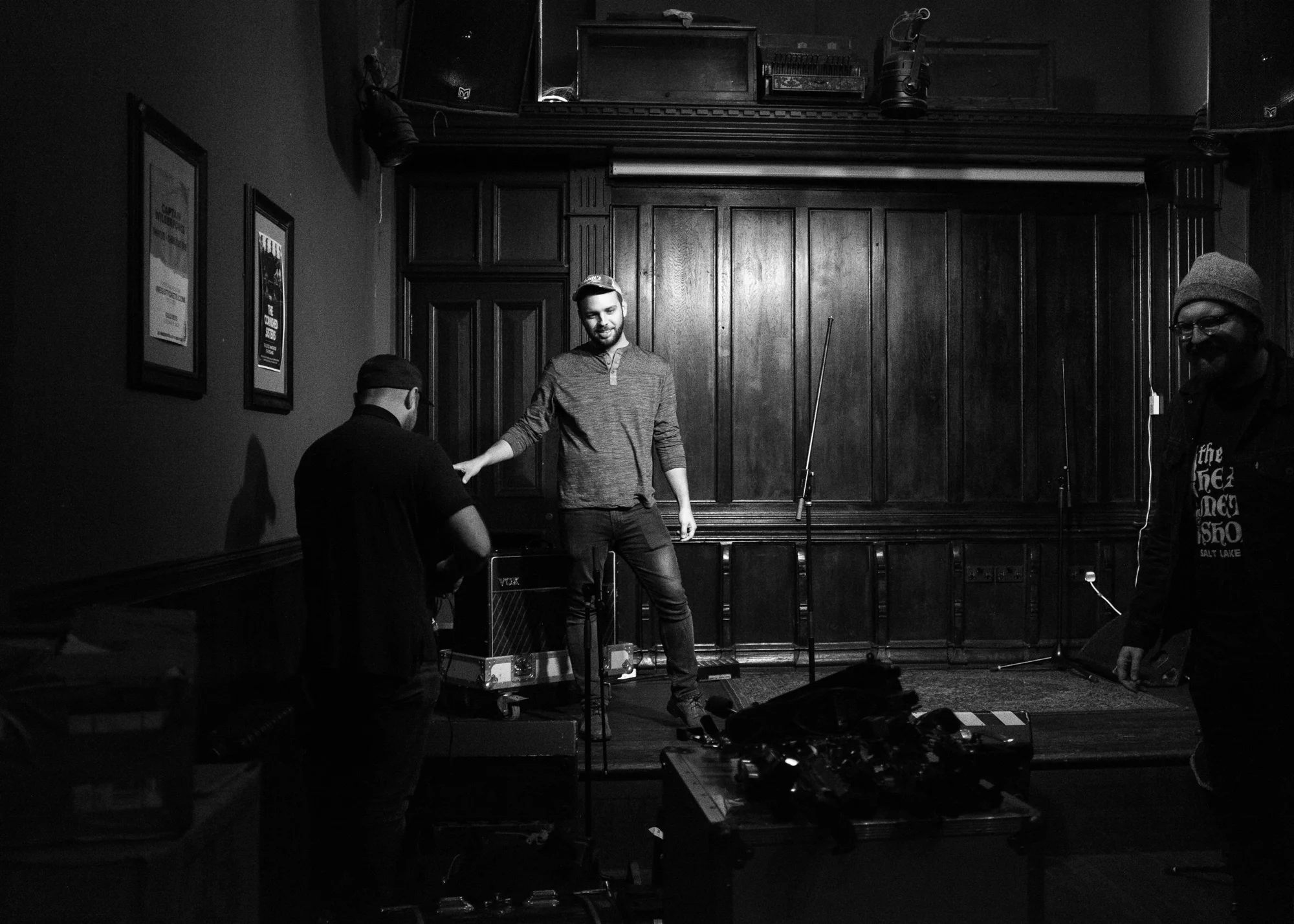 Loading in. Manchester. 