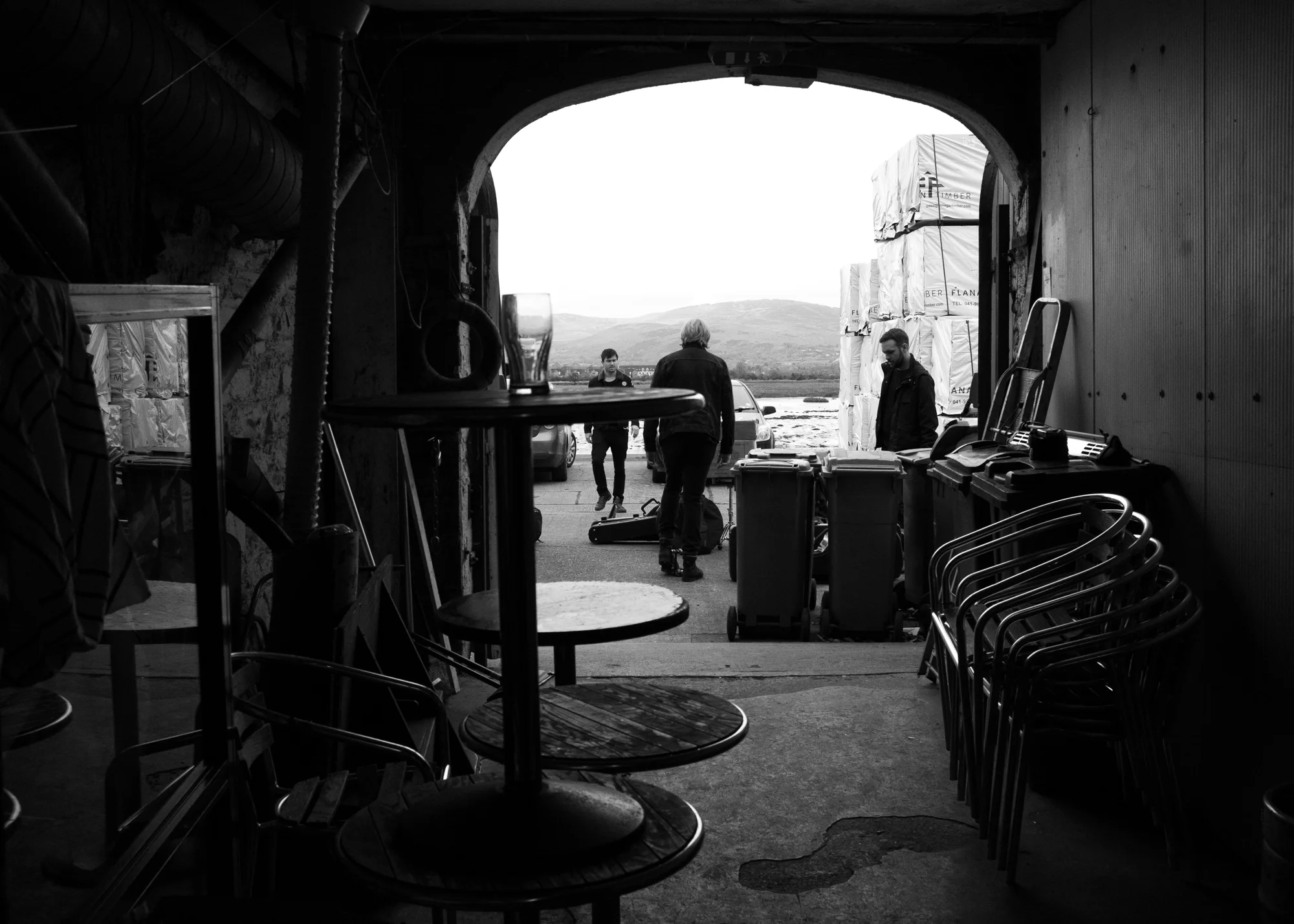 Loading out. Dundalk.