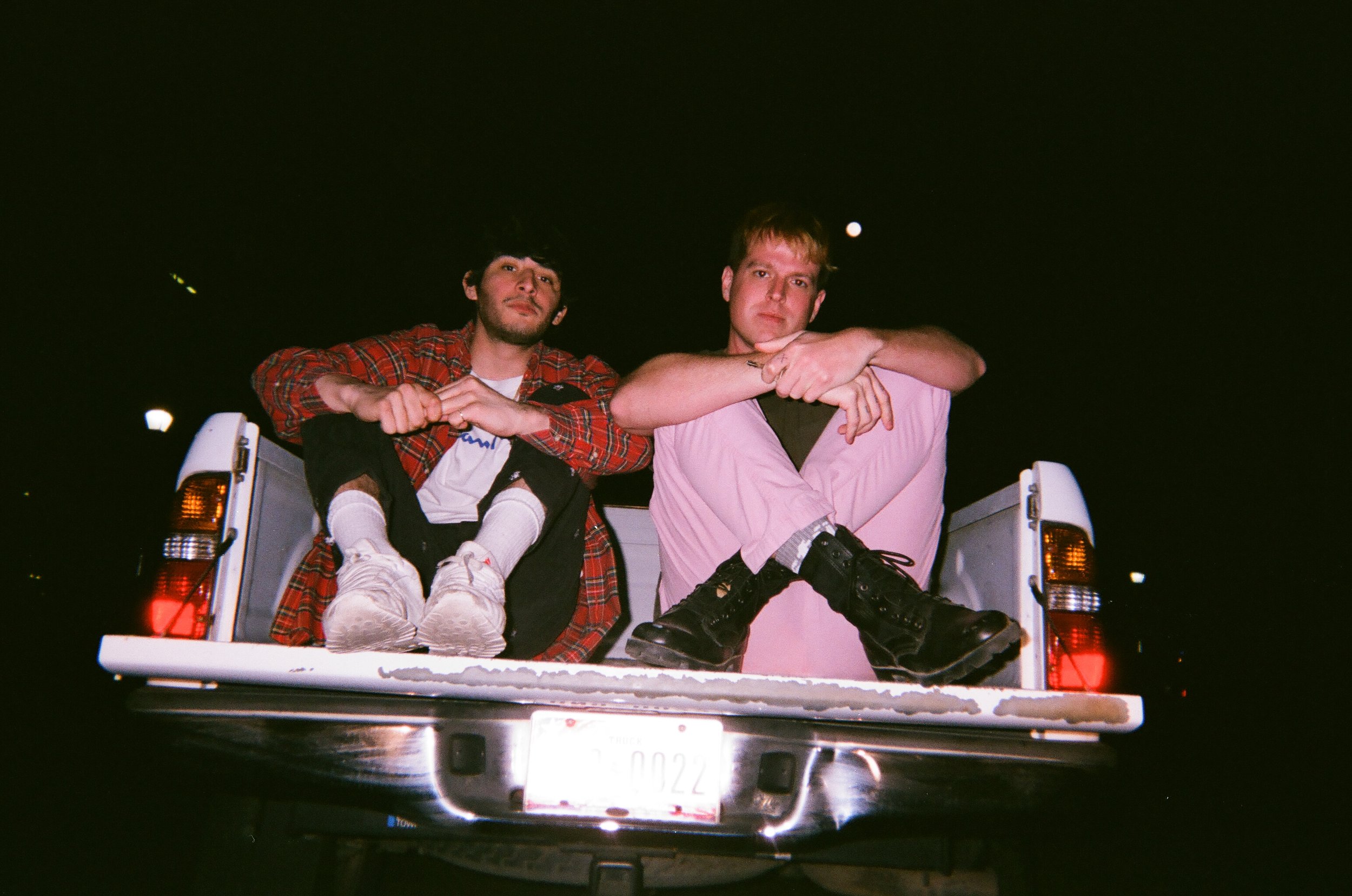  Dylan and myself in the back of the truck we drove around in for SXSW. Can’t wait til next year. 
