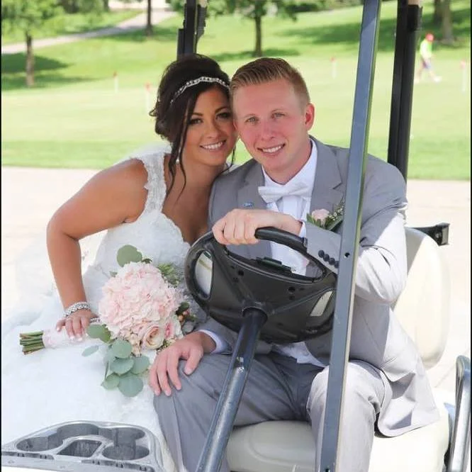 The beautiful Bride, Megan and her handsome Husband Darek! Photo by Natalie Donovan. www.nkd-creative. com