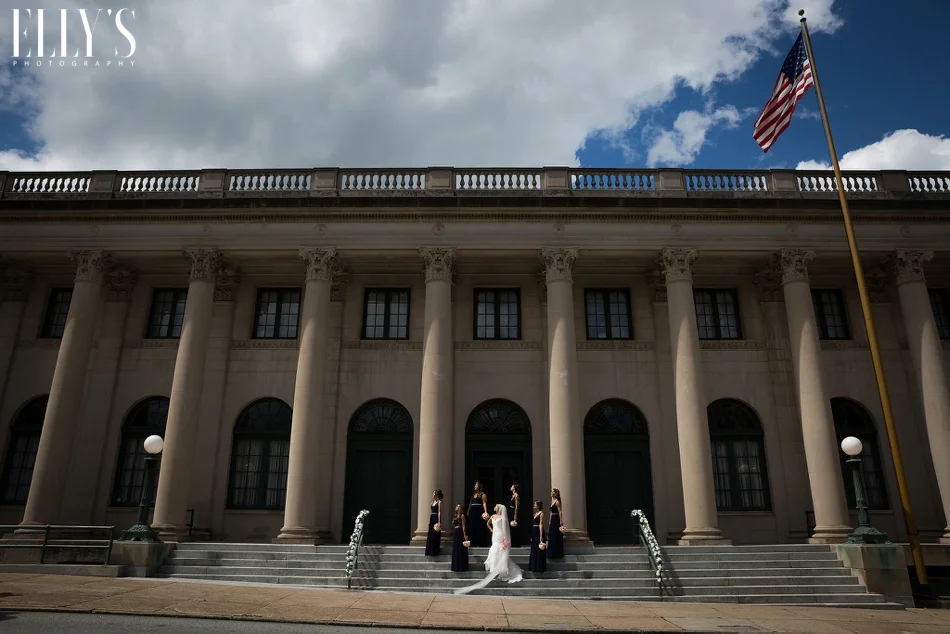 Millennium Center Wedding with Wake forest alumni