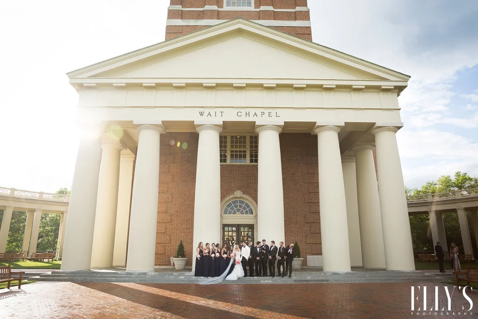 Millennium Center Wedding with Wake forest alumni