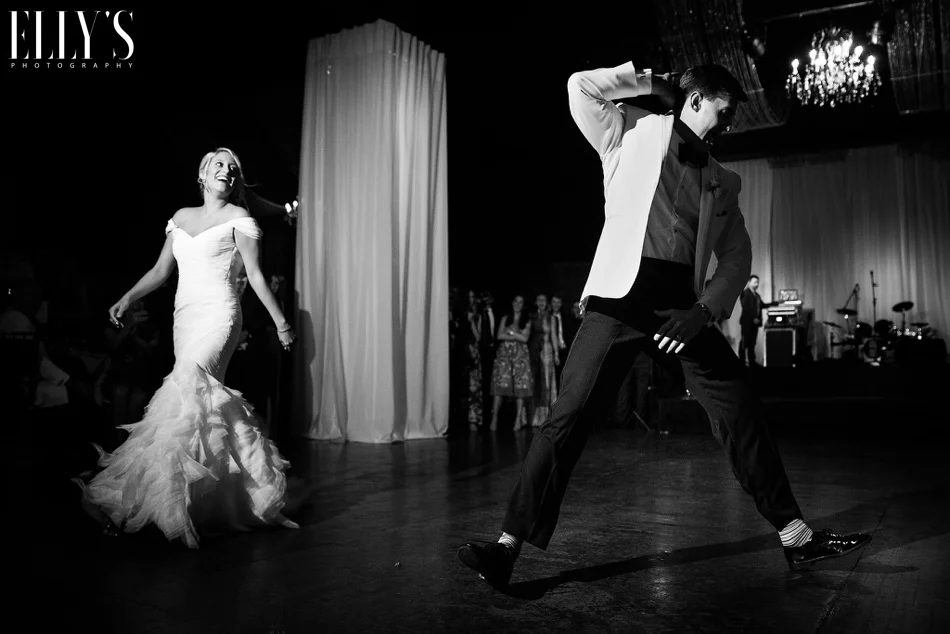 Millennium Center Wedding with Wake forest alumni