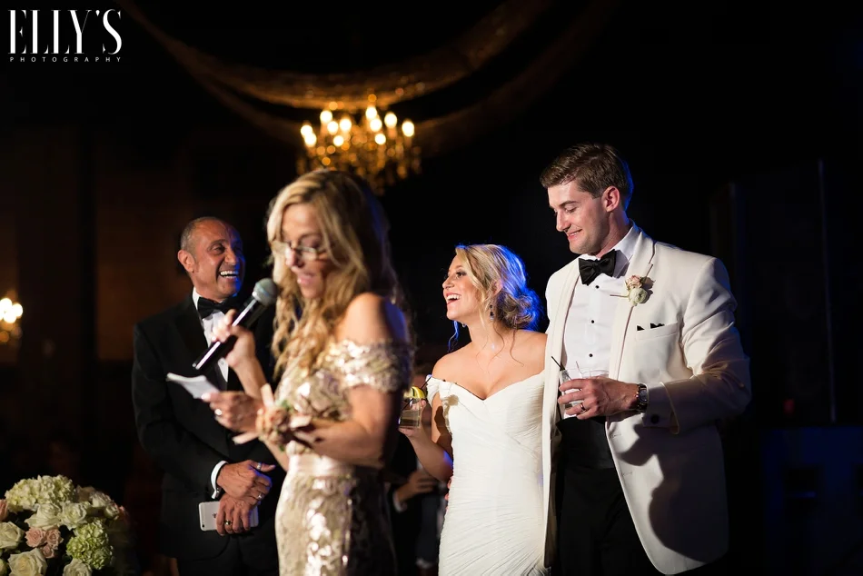 Millennium Center Wedding with Wake forest alumni