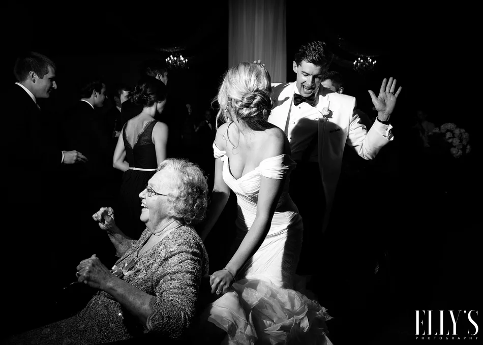 Millennium Center Wedding with Wake forest alumni