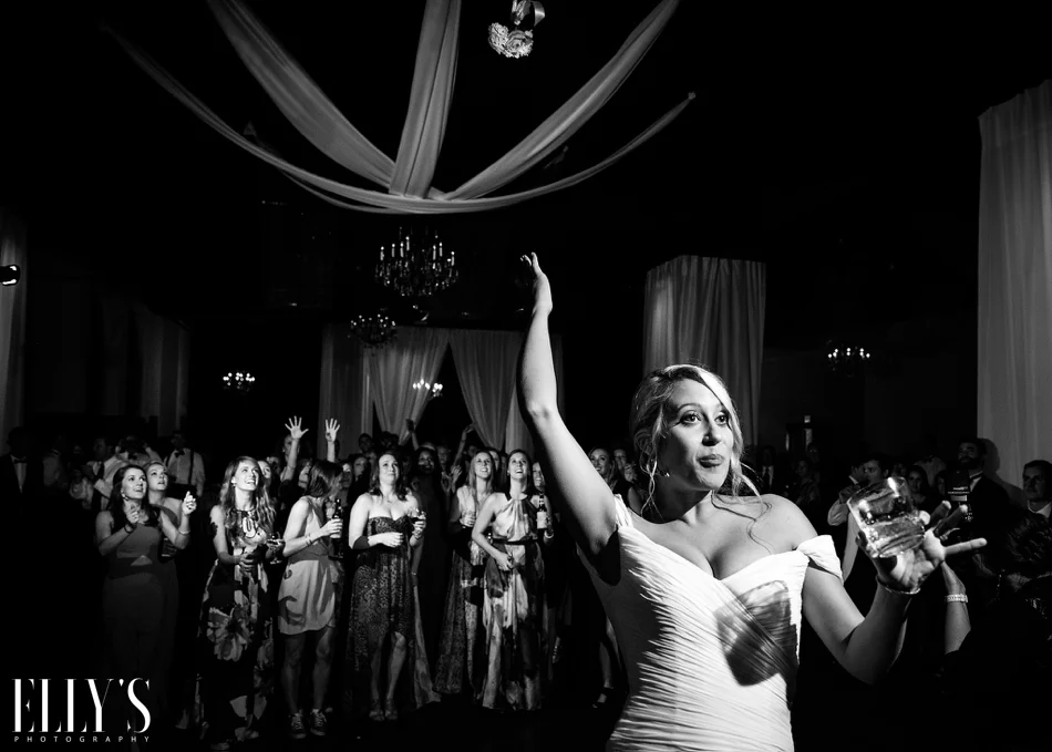Millennium Center Wedding with Wake forest alumni