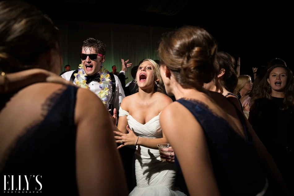 Millennium Center Wedding with Wake forest alumni