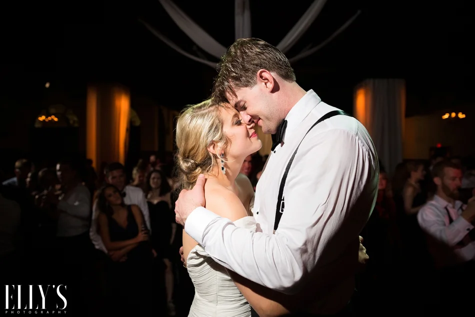 Millennium Center Wedding with Wake forest alumni