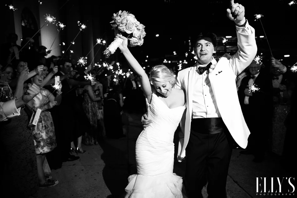 Millennium Center Wedding with Wake forest alumni