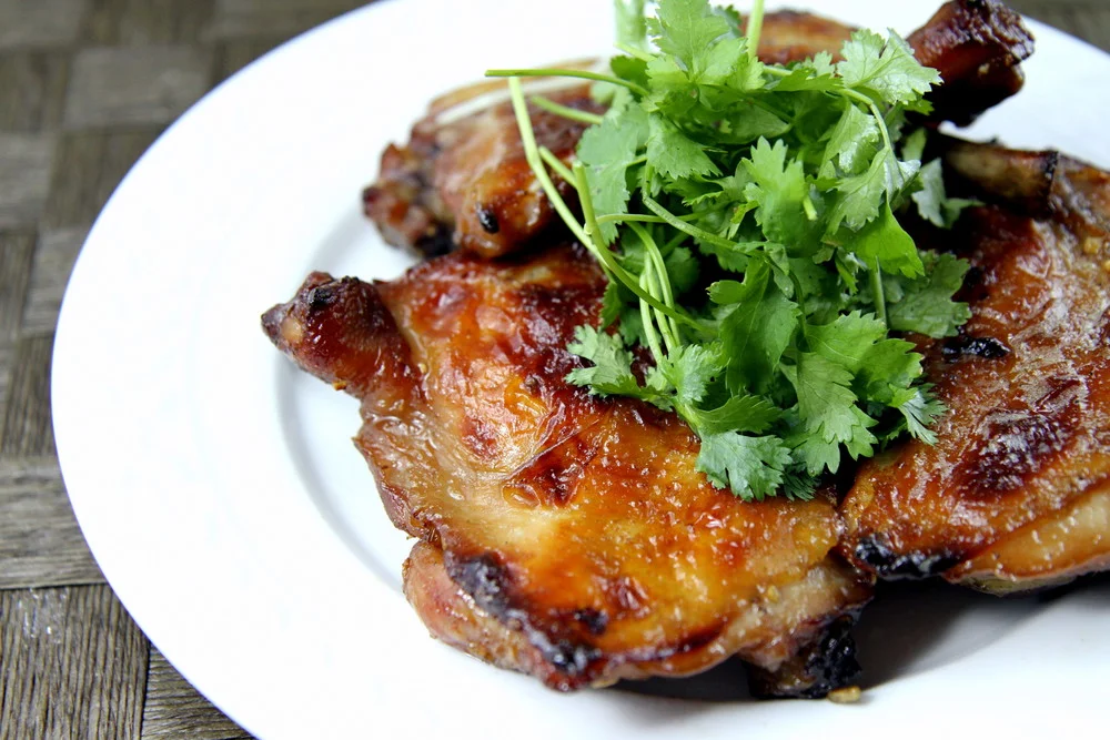 Asian-Inspired Grilled Chicken Thighs
