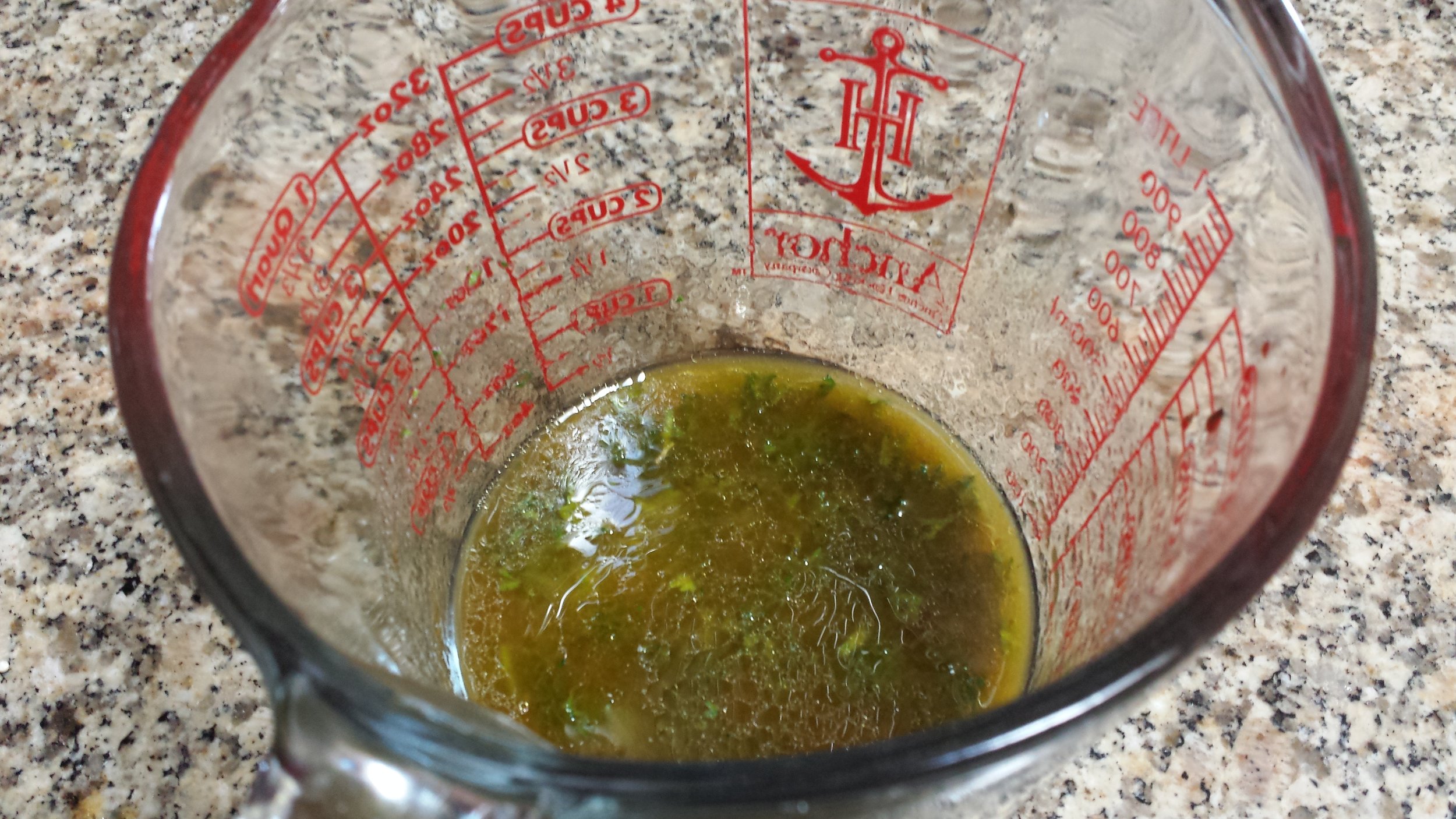 The delicious dressing - takes just seconds to whisk together!
