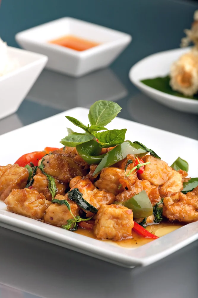 Healthy Vegetarian Red Pepper Stir Fry
